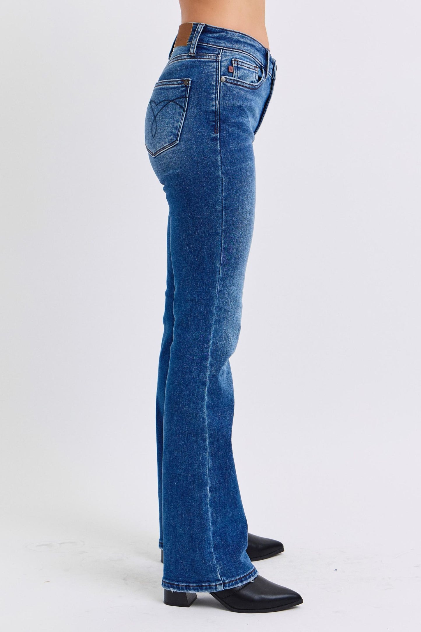 Judy Blue Full Size Run Mid-Rise Bootcut Jeans with Thermal Lining Apparel Apparel Judy Blue Ship from USA TikTok Trendsi Trendsi https://www.cyberehub.com
