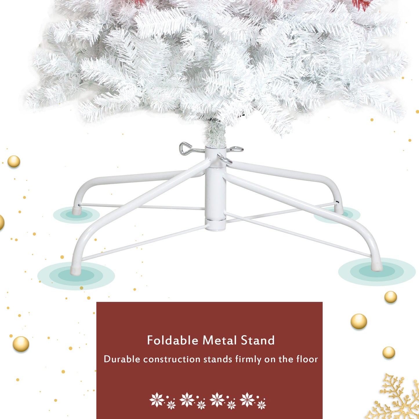 6FT Hinged Fir Artificial Fir Bent Top Christmas Tree, Xmas Tree Bendable Santa Hat Style Christmas Tree Holiday Decoration,1250 Lush Branch Tips, 300 LED Lights X-mas Furniture Giga Giga https://www.cyberehub.com