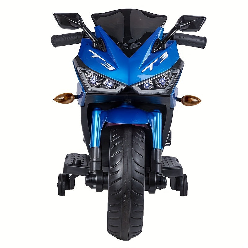 Kids Motorcycle, 12V Motorcycle for kids 3-6 years Boys and Girls 12v7ah Kids Motorcycle Ride On Toy with Training Wheels/manual throttle/ drive by hand /Lighting wheels Giga Kids Toys Giga https://www.cyberehub.com