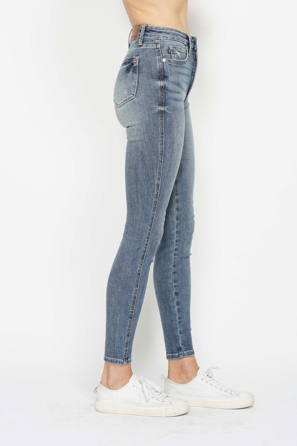Judy Blue Full Size Tummy Control Contrast Wash Skinny Jeans Bottoms Bottoms Clothing Judy Blue Ship from USA Women Trendsi https://www.cyberehub.com