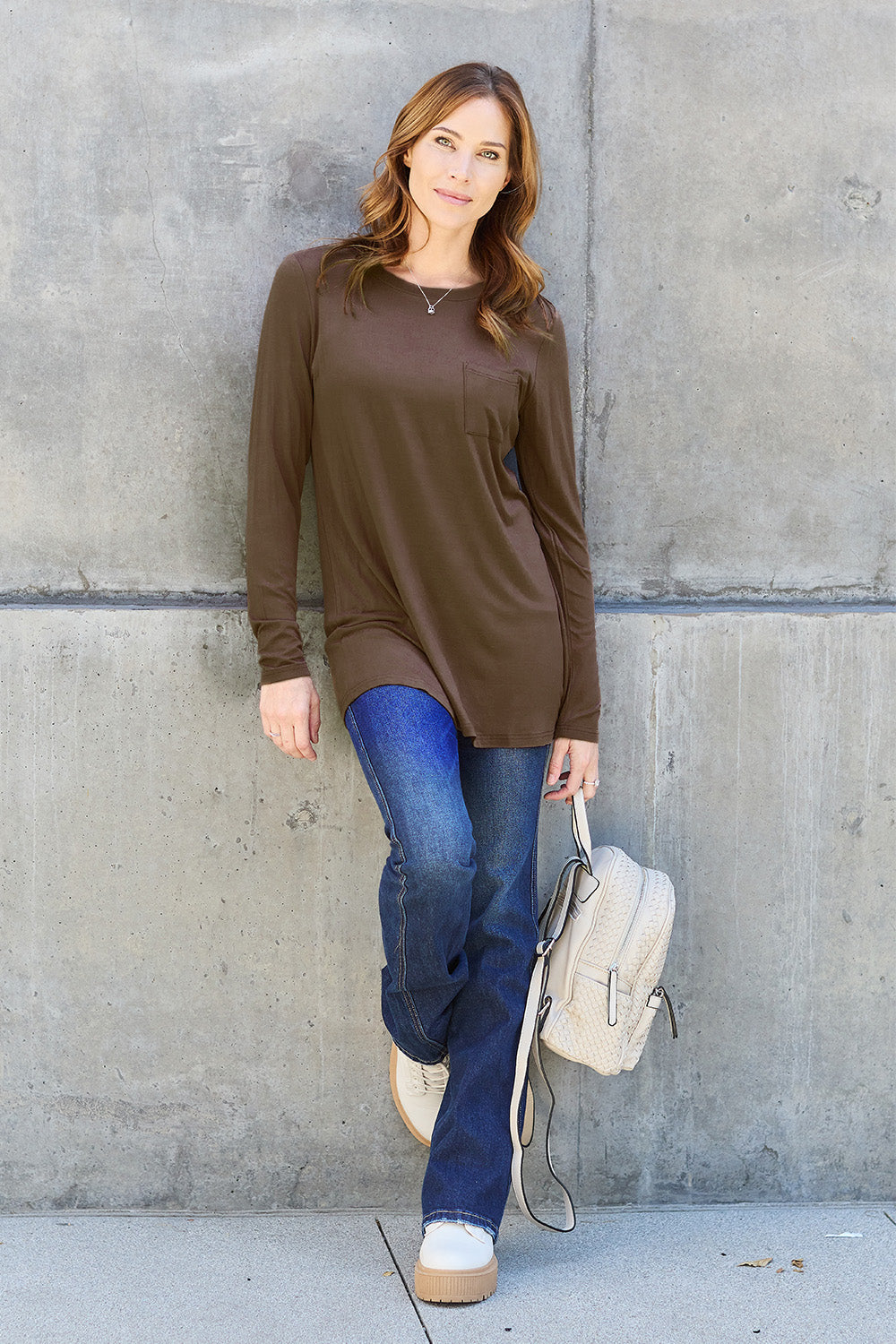 Basic Bae Full Size Round Neck Long Sleeve Top Apparel/Tops Basic Bae Ship from USA TikTok Tops Trendsi USPS Walmart Walmart Apparel Trendsi https://www.cyberehub.com