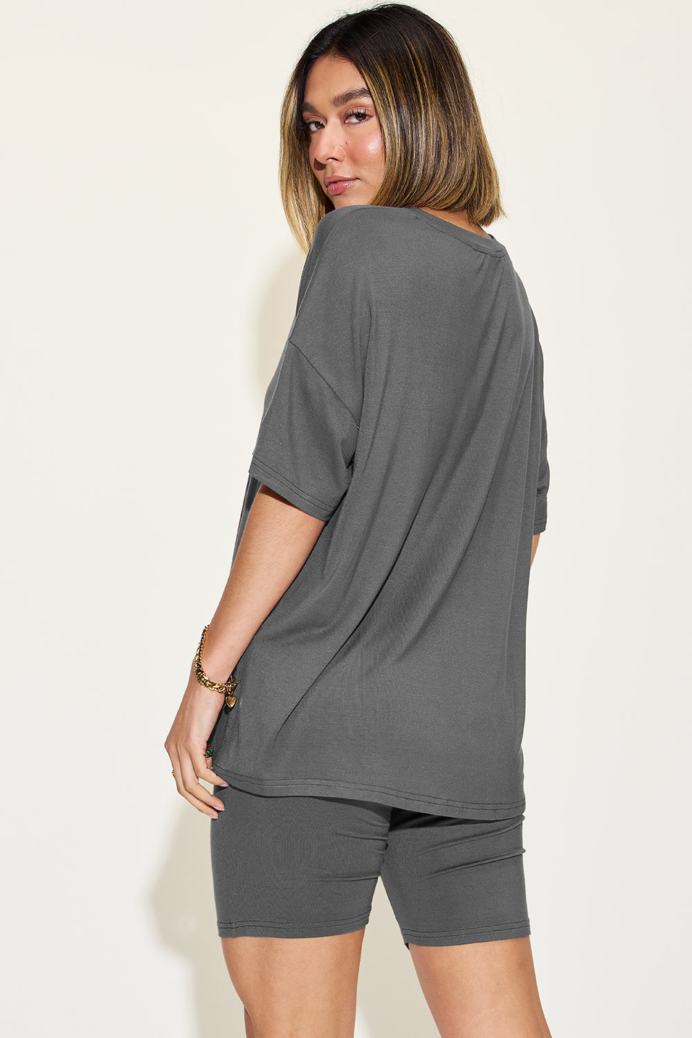 Basic Bae Full Size V-Neck Drop Shoulder T-Shirt and Shorts Set Apparel/Tops Basic Bae Ship from USA TikTok Tops Trendsi USPS Walmart Walmart Apparel Trendsi https://www.cyberehub.com
