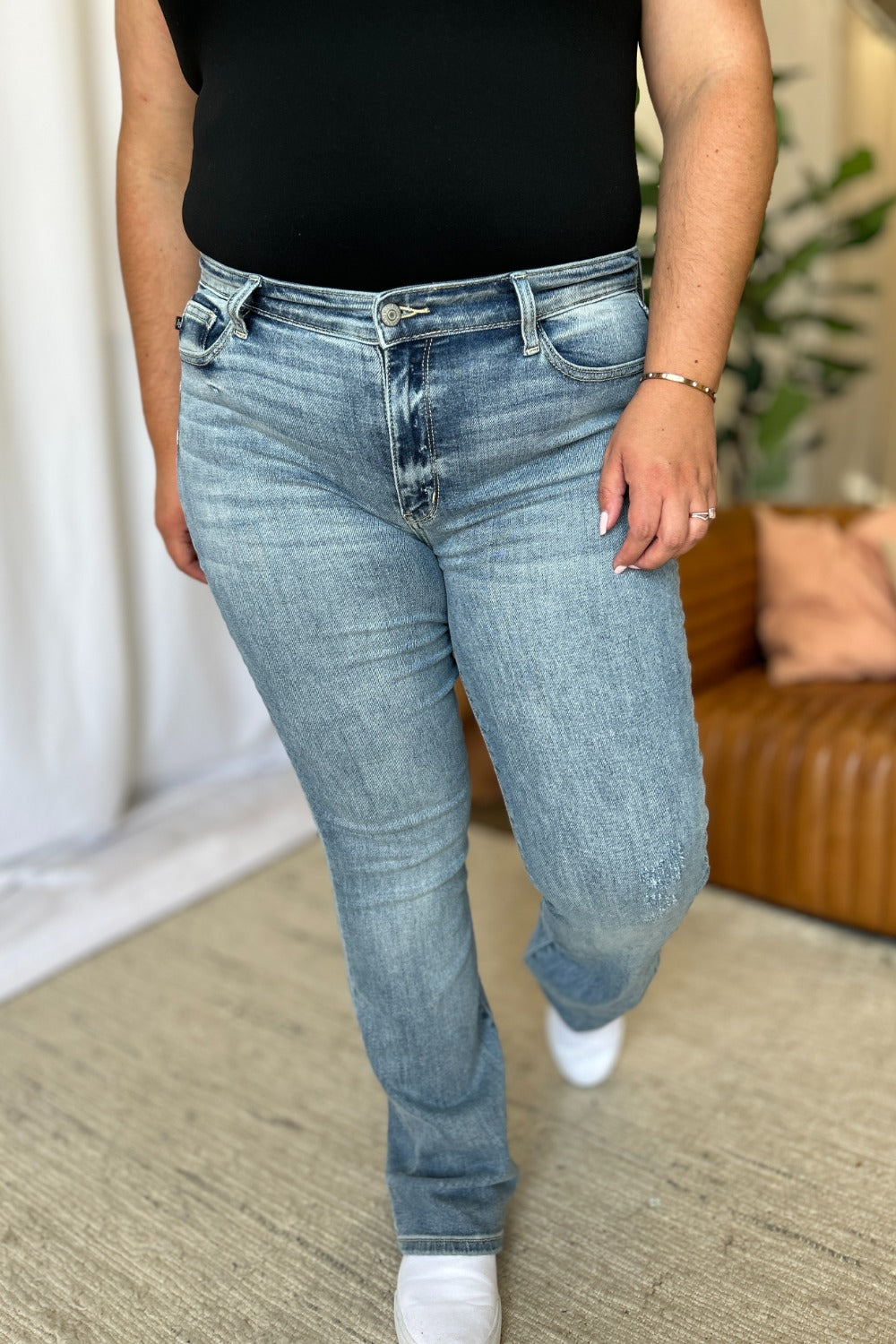 Judy Blue Full Size Medium Rise Bootcut Jeans Bottoms Bottoms Clothing Judy Blue Ship from USA Women Trendsi https://www.cyberehub.com