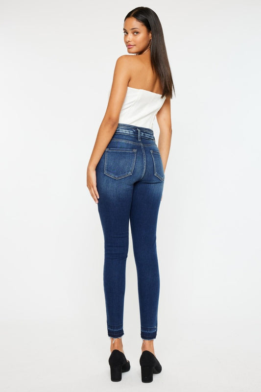 Kancan Full Size High Rise Ankle Skinny Jeans Bottoms Bottoms Clothing Kancan Ship from USA Women Trendsi https://www.cyberehub.com