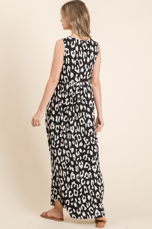BOMBOM Leopard Maxi Dress with Pockets Apparel/Dress BOMBOM Dress Ship from USA TikTok Trendsi USPS Walmart Walmart Apparel Trendsi https://www.cyberehub.com