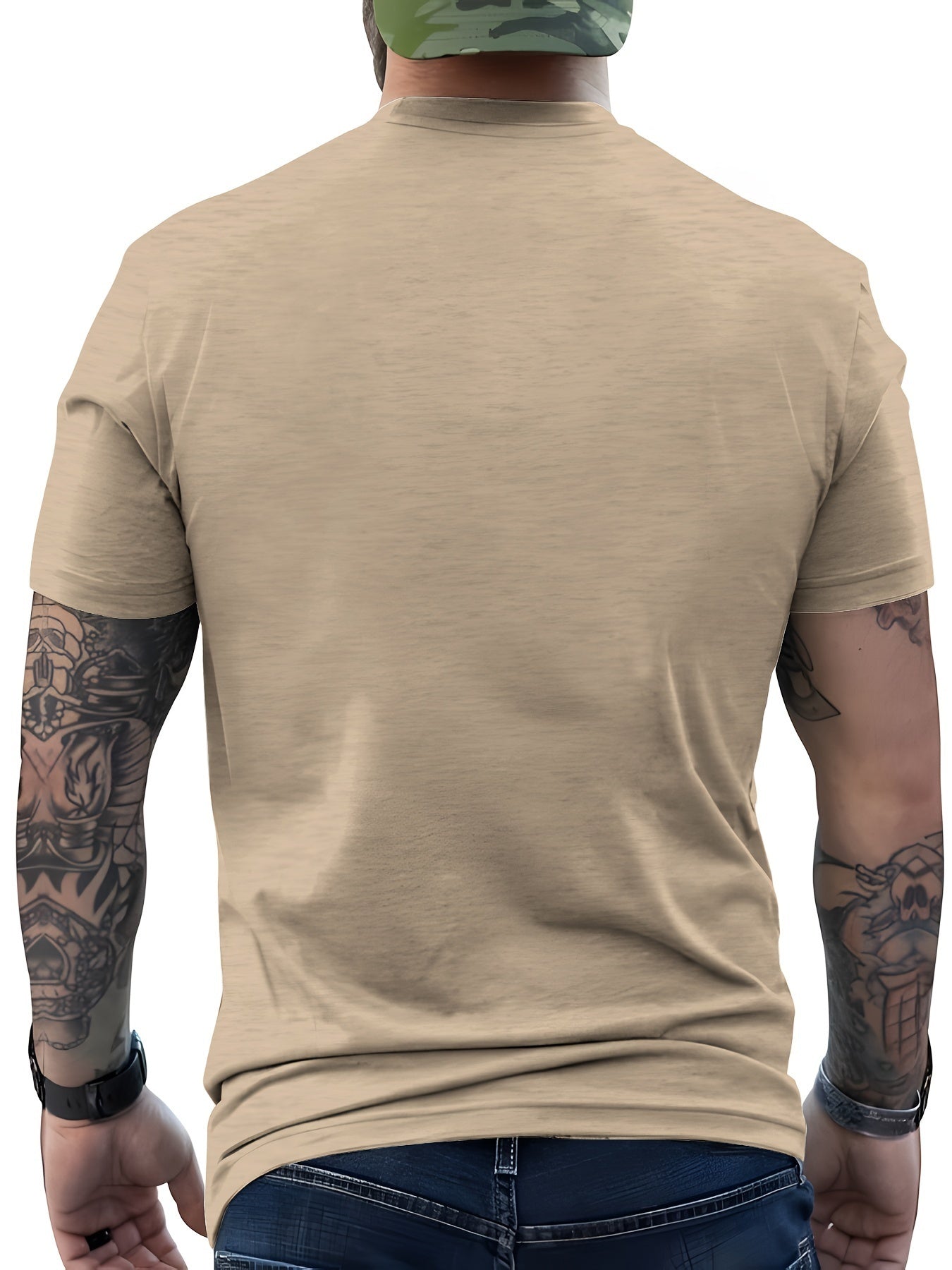 Men's Casual Round Neck T-shirt -1979 Vintage Teddy Bear Print Apparel/Shirt/Graphic Shirt SNULLO https://www.cyberehub.com