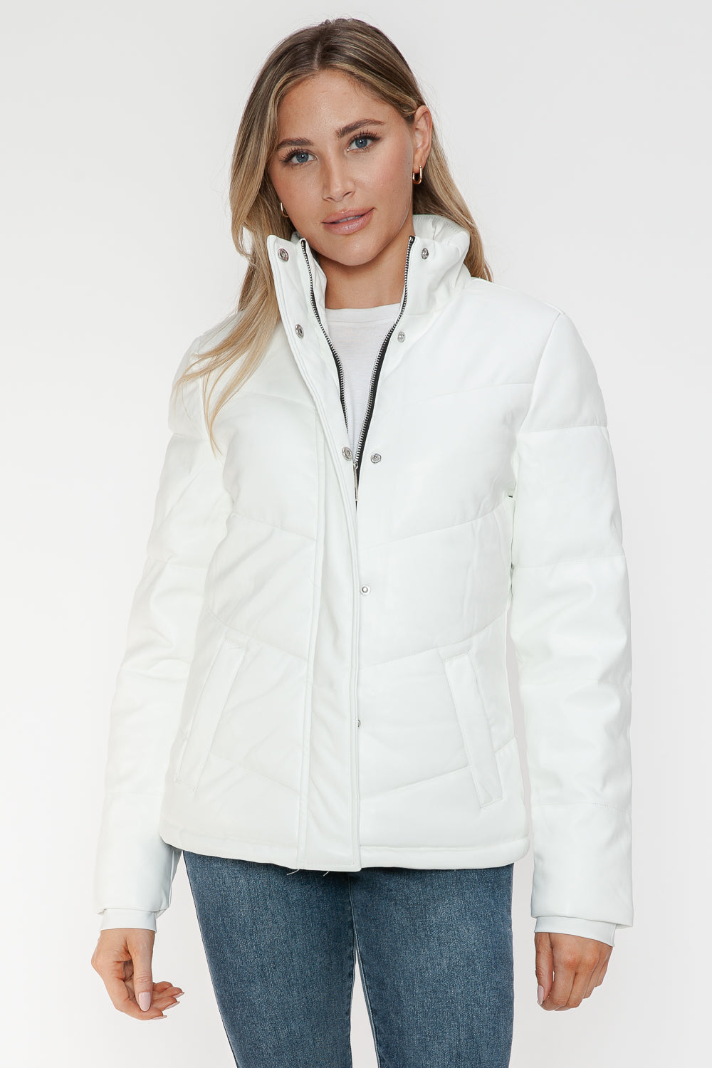 Snobbish Pocketed Zip Up Turtleneck Puffer Jacket Tops/Jackets/Sweaters Clothing Tops Ship from USA Snobbish TikTok Trendsi USPS Walmart Trendsi https://www.cyberehub.com