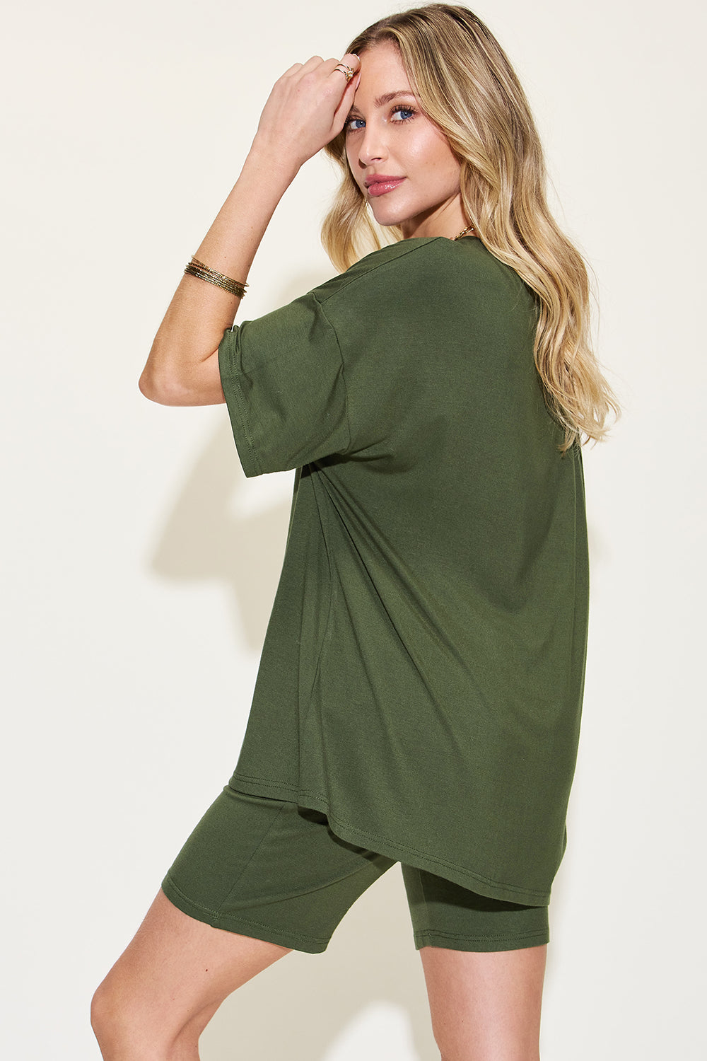Basic Bae Full Size V-Neck Drop Shoulder T-Shirt and Shorts Set Apparel/Tops Basic Bae Ship from USA TikTok Tops Trendsi USPS Walmart Walmart Apparel Trendsi https://www.cyberehub.com