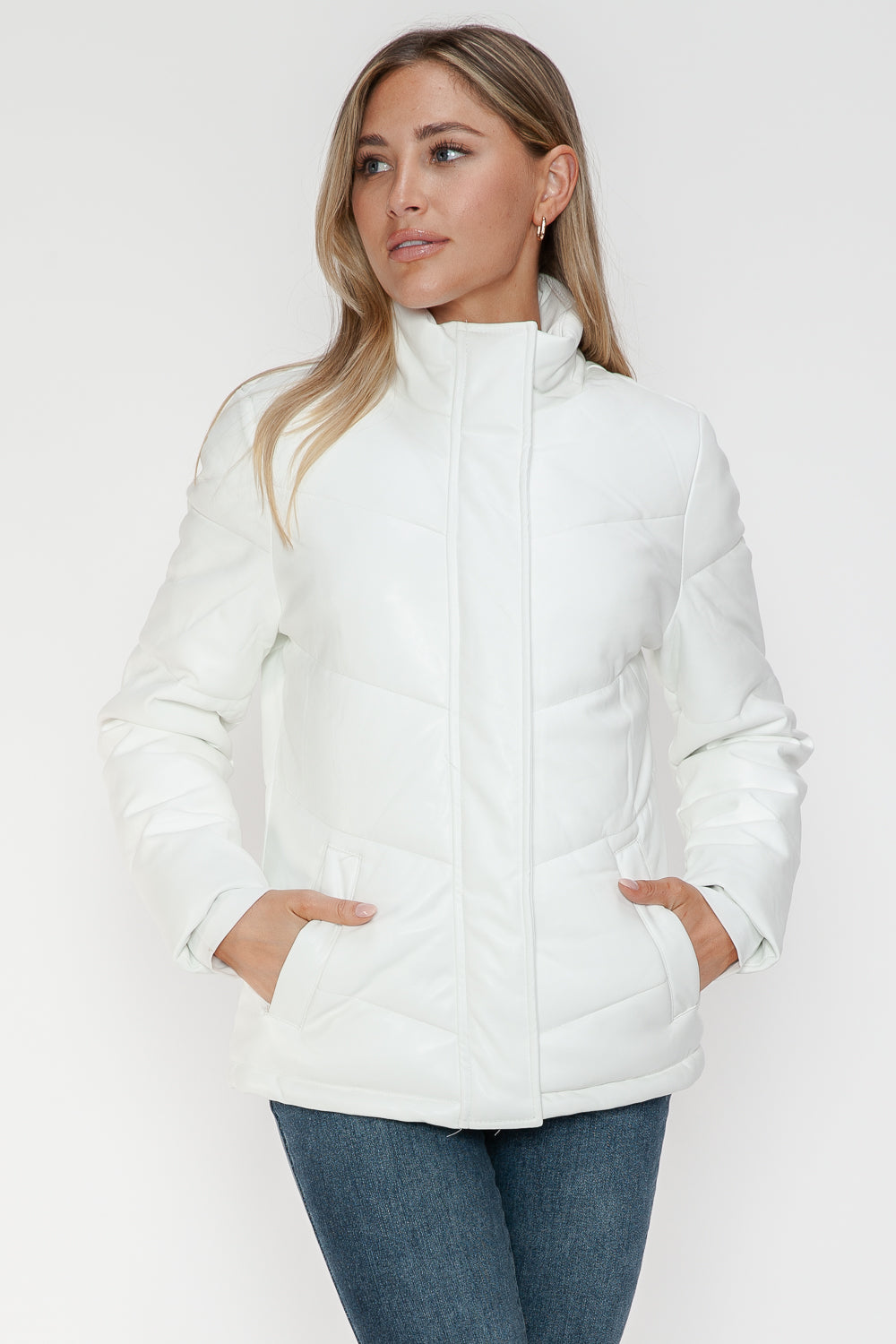Snobbish Pocketed Zip Up Turtleneck Puffer Jacket Tops/Jackets/Sweaters Clothing Tops Ship from USA Snobbish TikTok Trendsi USPS Walmart Trendsi https://www.cyberehub.com