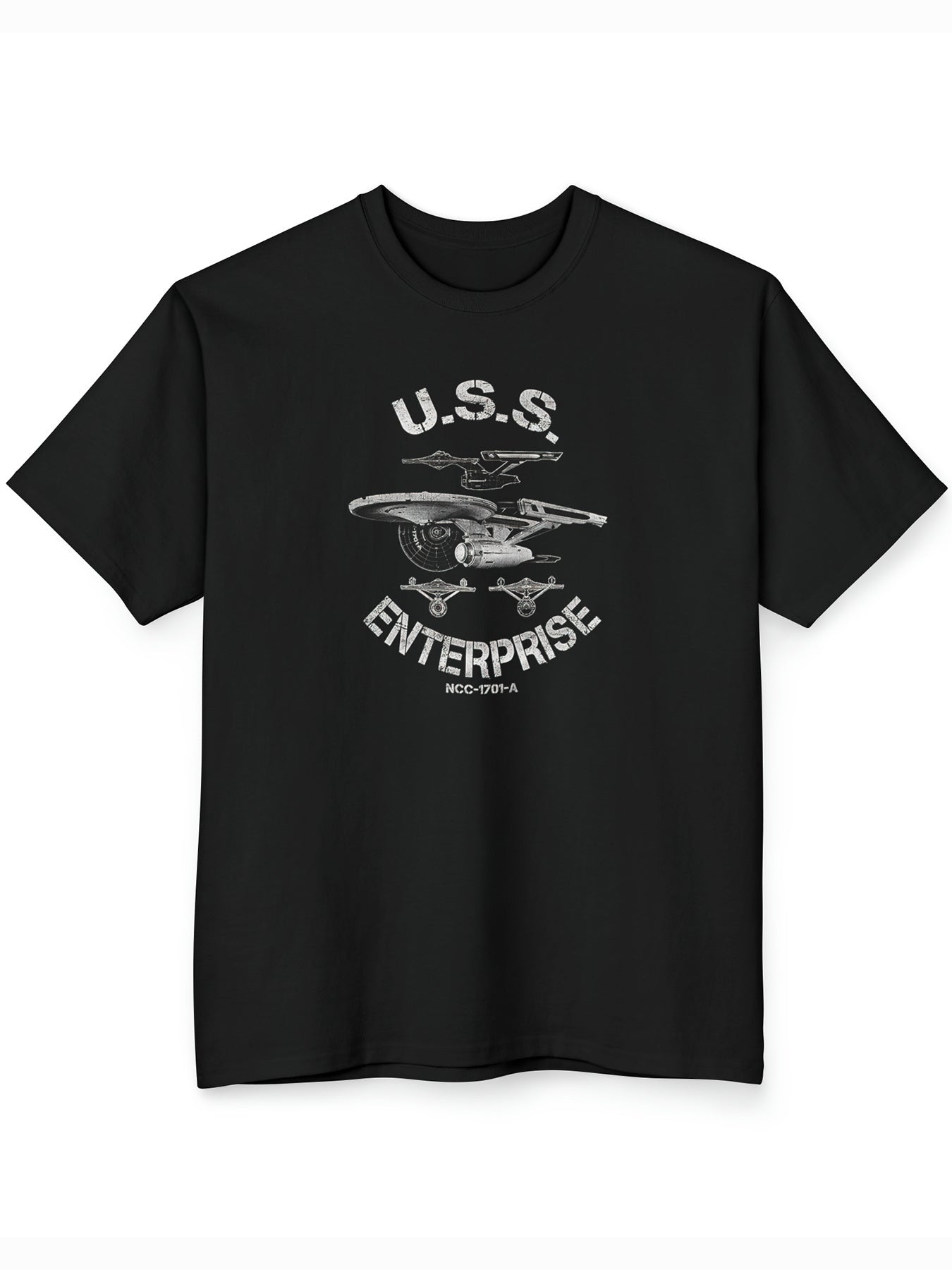Creative USS Printed T-shirt, Men's Versatile Short Sleeved Round Neck T-shirt, Street Style Apparel/Shirt/Graphic Shirt SNULLO https://www.cyberehub.com