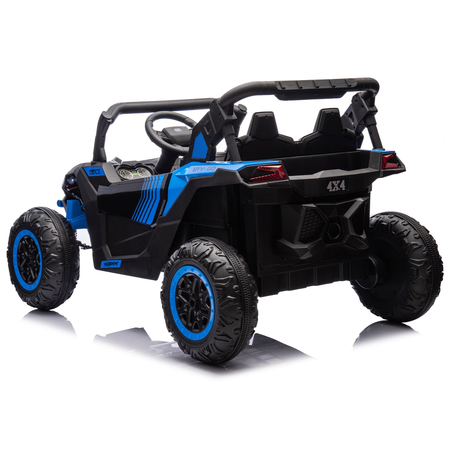 24V Two-Seater Kids Ride On UTV W/Parents Remote Control,Four-Wheel Suspension,Slow Start,Large wheel design,Anti-collision bar,Storage space,Music,USB,Bluetooth,Volume control,LED lights for Kids 3+. Giga Kids Out of stock Toys Giga https://www.cyberehub.com