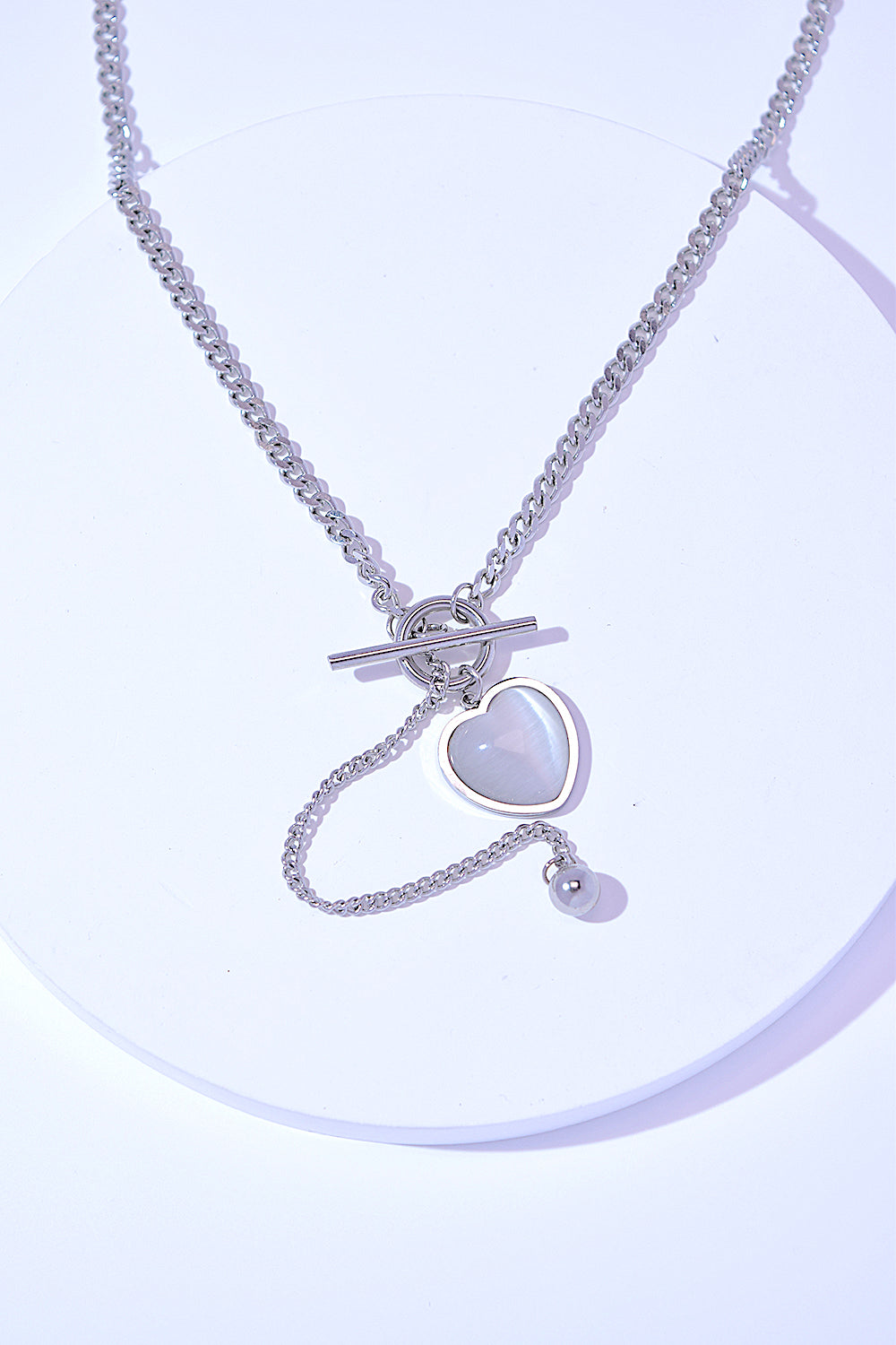 Titanium Steel Heart Necklace Jewelry Ship from USA TikTok USA Vvan Trendsi https://www.cyberehub.com