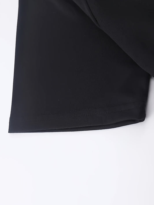 Rose Pattern T-shirt, Summer Men's Casual Street Style Elastic Round Neck T-shirt Apparel/Shirt/Graphic Shirt SNULLO https://www.cyberehub.com