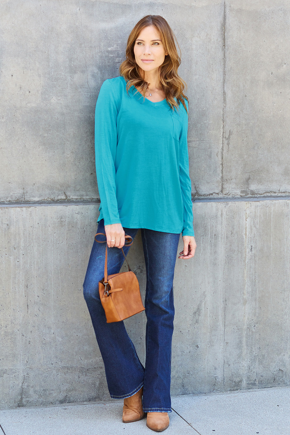 Basic Bae Full Size V-Neck Long Sleeve Top Apparel/Tops Basic Bae Ship from USA TikTok Tops Trendsi USPS Walmart Walmart Apparel Trendsi https://www.cyberehub.com