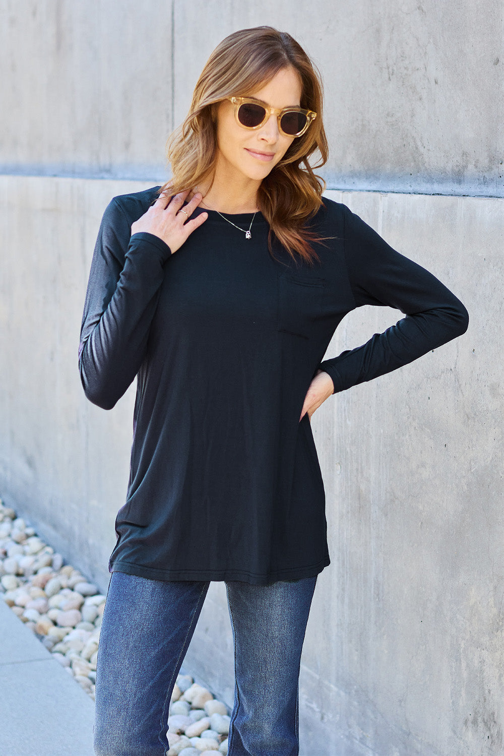 Basic Bae Full Size Round Neck Long Sleeve Top Apparel/Tops Basic Bae Ship from USA TikTok Tops Trendsi USPS Walmart Walmart Apparel Trendsi https://www.cyberehub.com