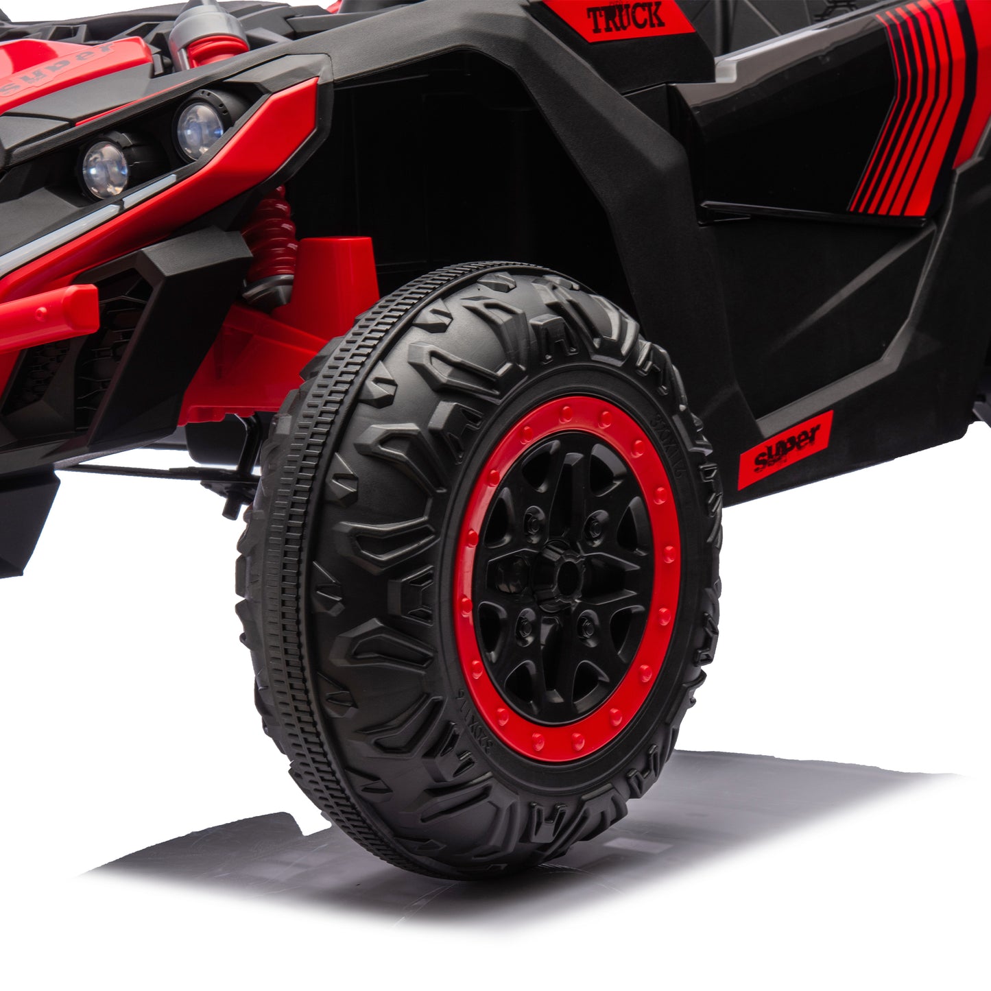 24V Two-Seater Kids Ride On UTV W/Parents Remote Control,Four-Wheel Suspension,Slow Start,Large wheel design,Anti-collision bar,Storage space,Music,USB,Bluetooth,Volume control,LED lights for Kids 3+. Giga Kids Toys Giga https://www.cyberehub.com