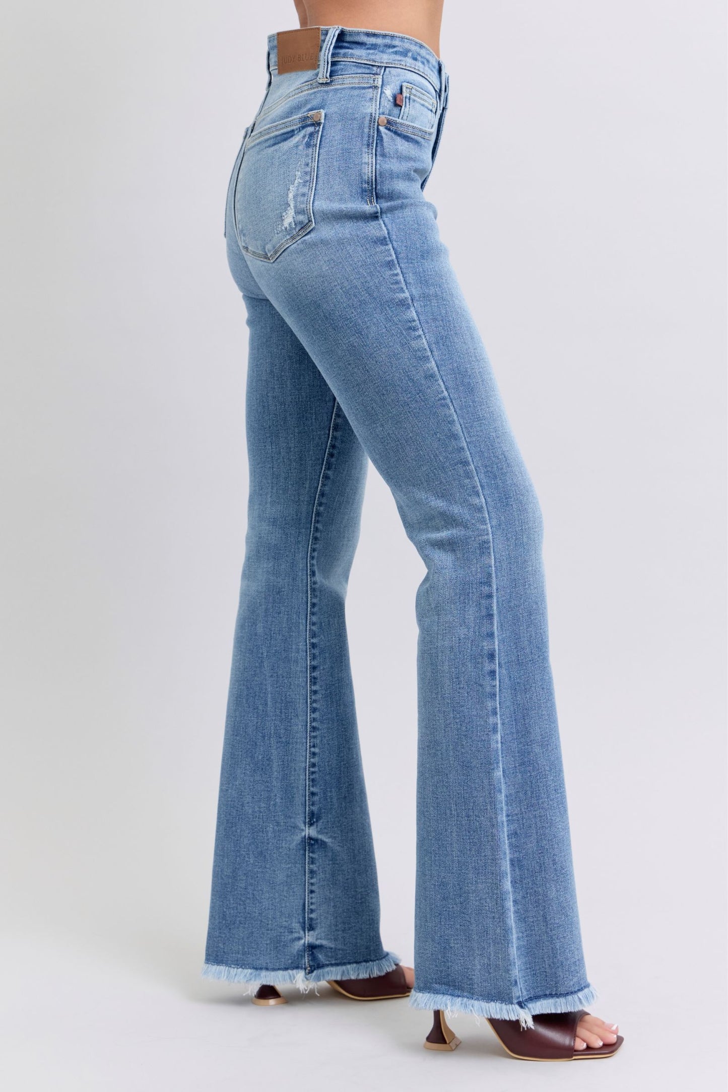 Judy Blue Full Size Raw Hem High Rise Bootcut Jeans Apparel Apparel Judy Blue Ship from USA TikTok Trendsi Trendsi https://www.cyberehub.com