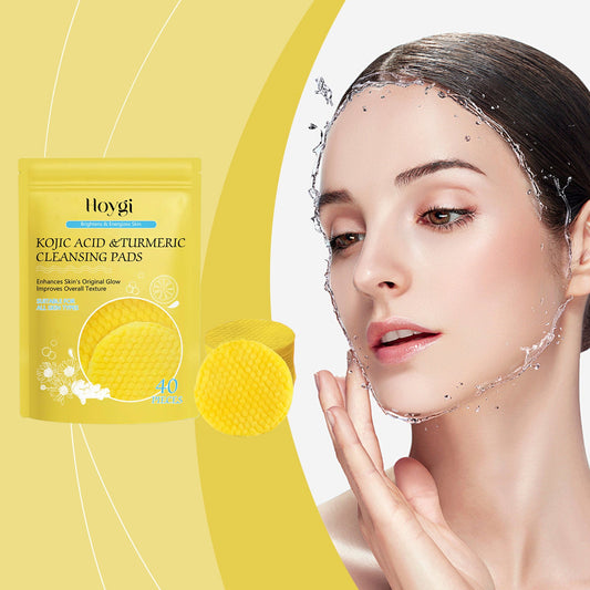 Hoygi Turmeric Acid Cleansing Pad Facial Skin Pore Cleansing, Makeup Remover Gentle Exfoliating Cleansing Pad Health & Beauty Health & Beauty Under 10 UniversalMaax https://www.cyberehub.com