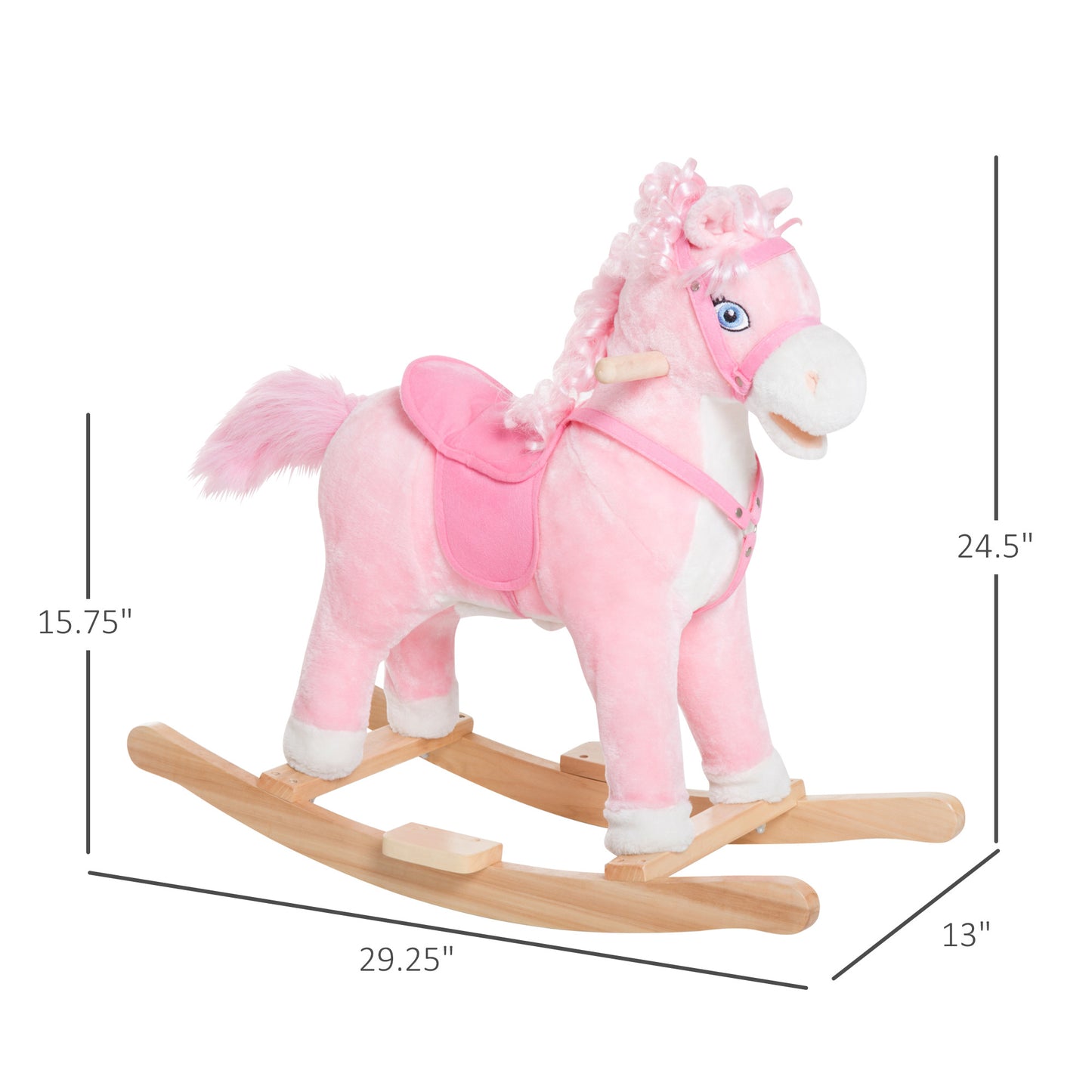 Kids Ride on Rocking Horse Toddler Plush Toy with Realistic Sounds and Swinging Tail for 3 Years Old Children Car Giga GNJ Toys Walmart Giga https://www.cyberehub.com