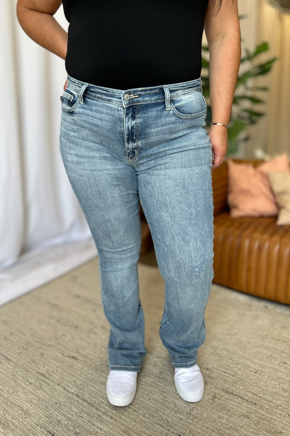 Judy Blue Full Size Medium Rise Bootcut Jeans Bottoms Bottoms Clothing Judy Blue Ship from USA Women Trendsi https://www.cyberehub.com