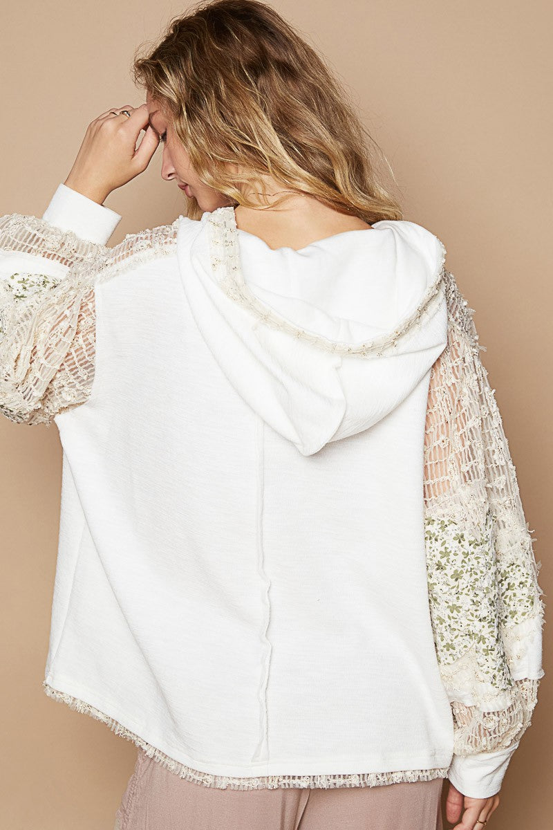 POL Star Patch Lace Contrast Long Sleeve Hooded Top Apparel/Tops POL Ship from USA TikTok Tops Trendsi USPS Walmart Walmart Apparel Trendsi https://www.cyberehub.com