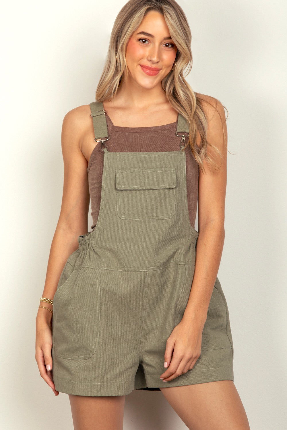 VERY J Adjustable Suspender Overalls with Pockets Tops/Jackets/Sweaters Clothing Tops Ship from USA TikTok Trendsi USPS VERY J Walmart Trendsi https://www.cyberehub.com