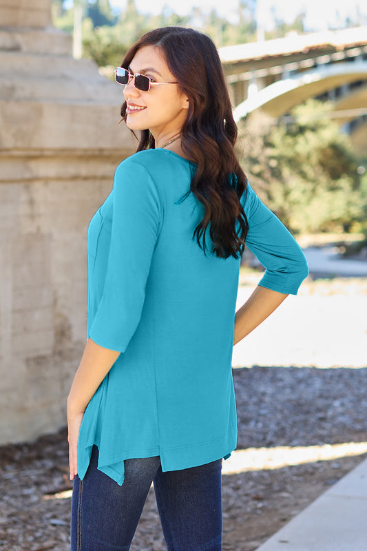 Basic Bae Full Size Round Neck Pocketed T-Shirt Apparel/Tops Basic Bae Ship from USA TikTok Tops Trendsi USPS Walmart Walmart Apparel Trendsi https://www.cyberehub.com