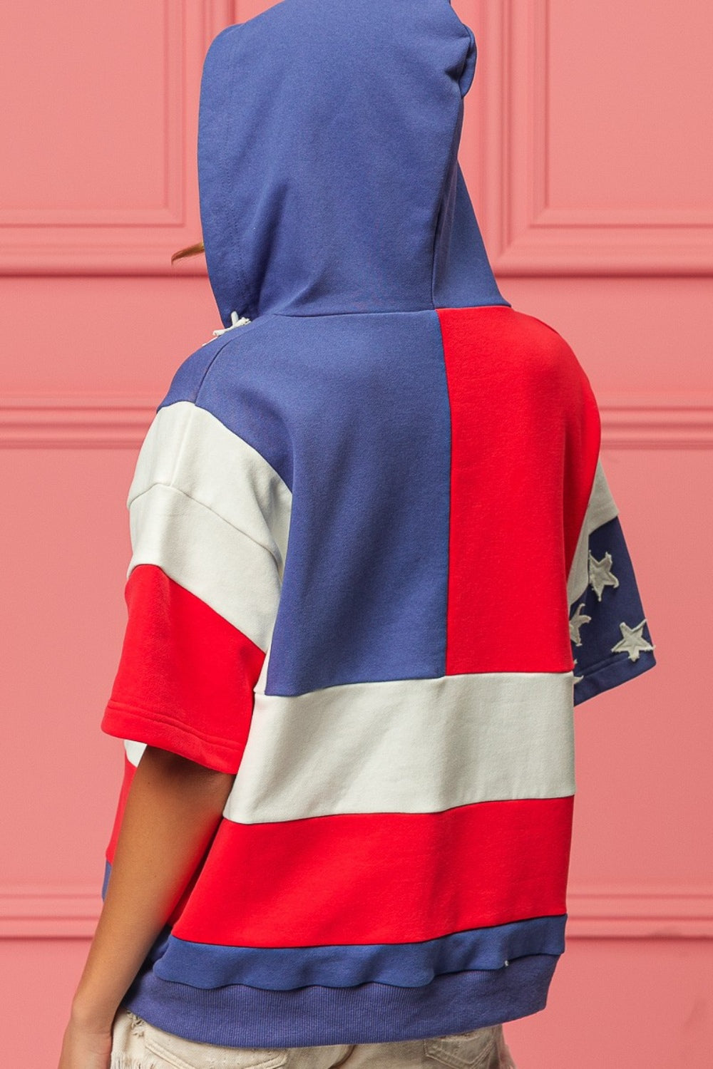 BiBi American Flag Theme Hoodie Tops/Jackets/Sweaters BiBi Clothing Tops Ship from USA TikTok Trendsi USPS Walmart Trendsi https://www.cyberehub.com