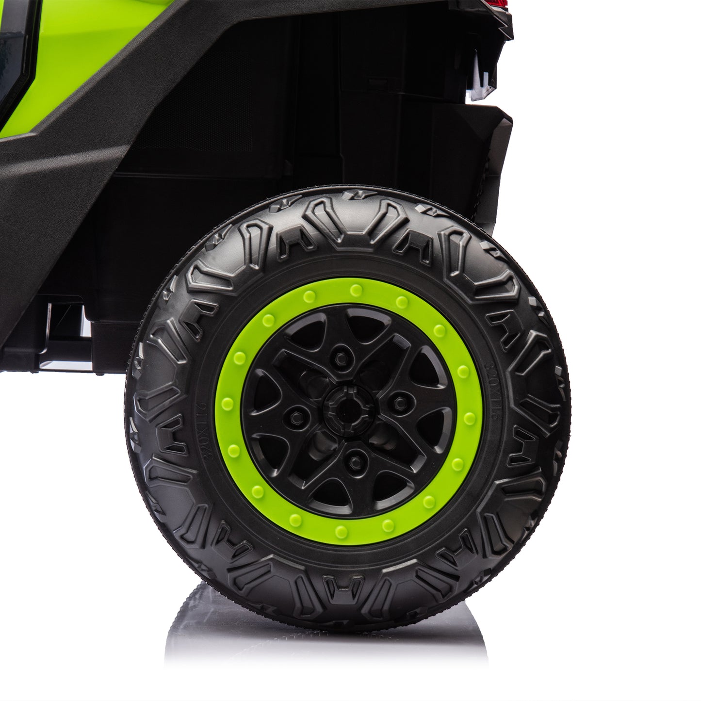 24V Two-Seater Kids Ride On UTV W/Parents Remote Control,Four-Wheel Suspension,Slow Start,Large wheel design,Anti-collision bar,Storage space,Music,USB,Bluetooth,Volume control,LED lights for Kids 3+. Giga Kids Toys Giga https://www.cyberehub.com