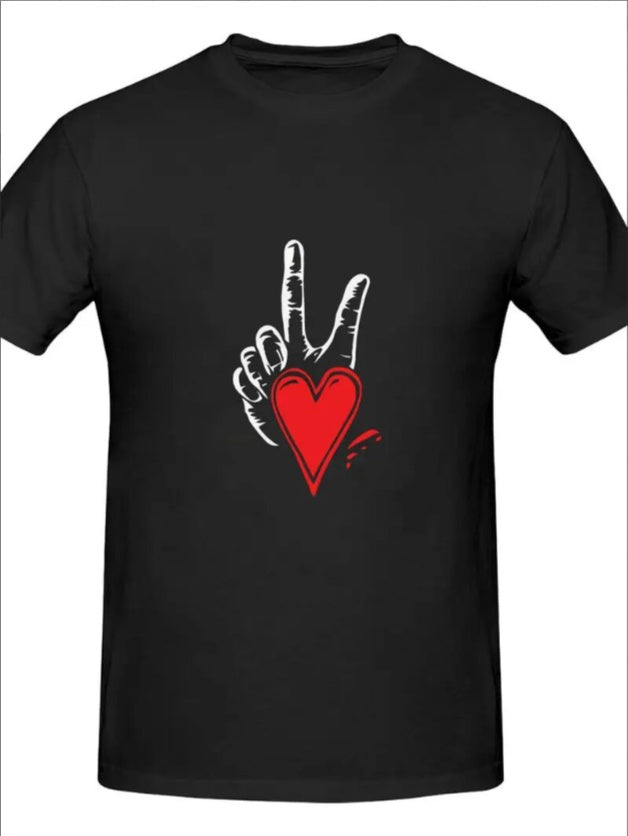 Love Valentine'S Day T-Shirt, Couple T-Shirt, Couple Christmas, Fashion Casual T-Shirt, Short-Sleeved T-Shirt Black Apparel/Shirt/Graphic Shirt SNULLO https://www.cyberehub.com