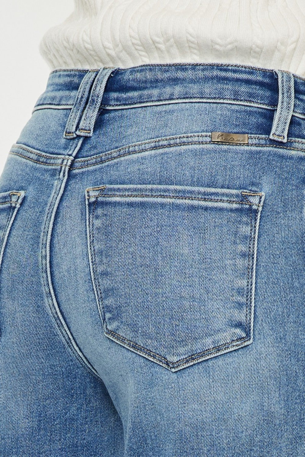 Kancan High Rise Wide Leg Jeans Bottoms Bottoms Clothing Kancan Pants Ship from USA Women Trendsi https://www.cyberehub.com
