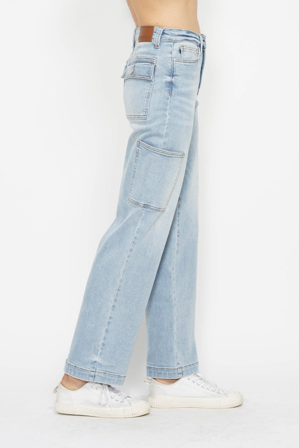 Judy Blue Full Size High Waist Straight Cargo Jeans Bottoms Bottoms Clothing Judy Blue Ship from USA Women Trendsi https://www.cyberehub.com