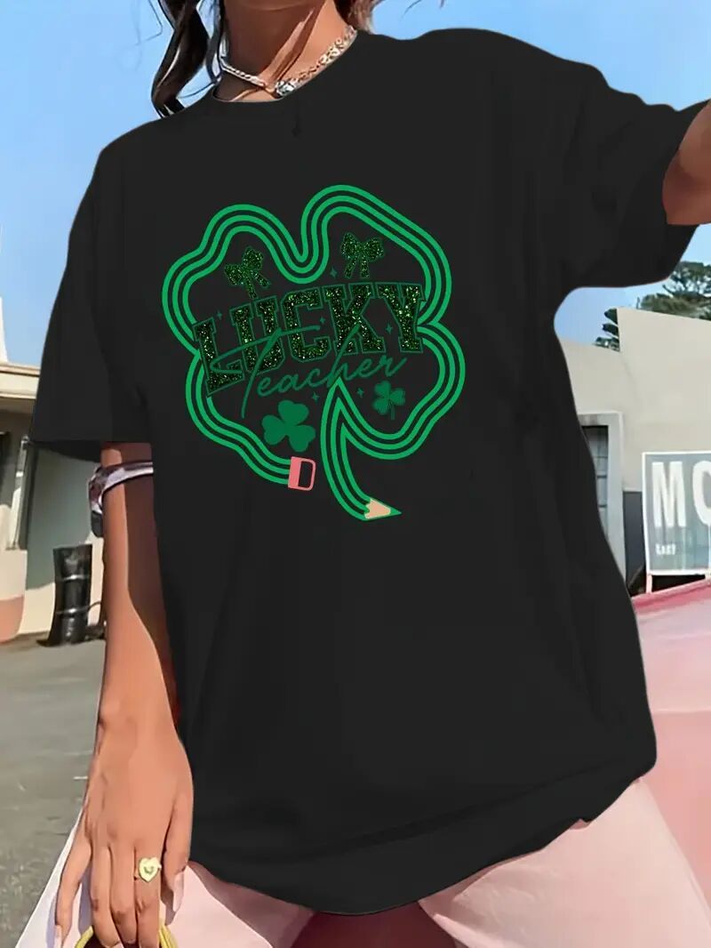 Women's Graphic T-Shirt - Stylish Black Printed Short Sleeve Top Black Apparel/Shirt/Graphic Cj Graphic Shirt SNULLO Yodel SNULLO https://www.cyberehub.com