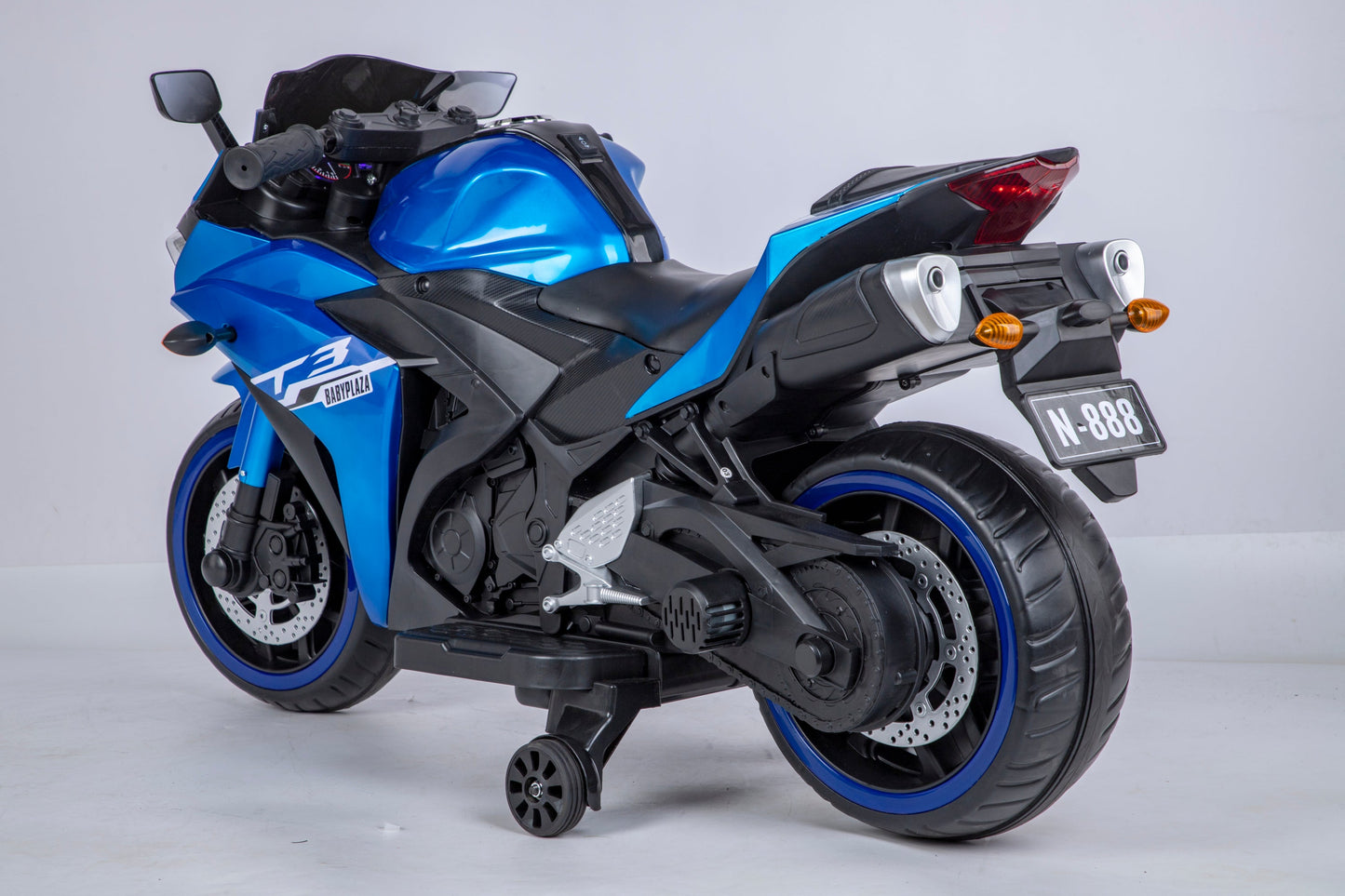 Kids Motorcycle, 12V Motorcycle for kids 3-6 years Boys and Girls 12v7ah Kids Motorcycle Ride On Toy with Training Wheels/manual throttle/ drive by hand /Lighting wheels Giga Kids Toys Giga https://www.cyberehub.com