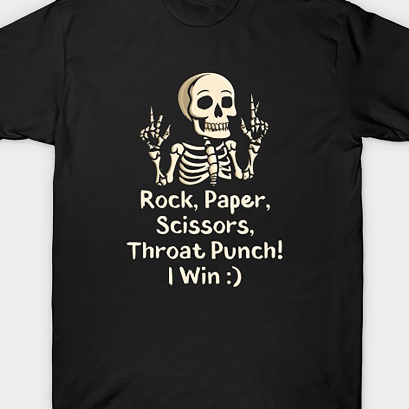 Throat Punched T-shirt, Novelty Clothing, Short Sleeves, Daily Wear And Vacation Style Shirts Black Apparel/Shirt/Graphic Shirt SNULLO https://www.cyberehub.com