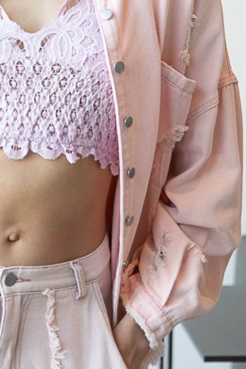 POL Button Down Raw Hem Distressed Shacket Shirt Apparel Clothing Tops POL Ship from USA Shirts USA Women Trendsi https://www.cyberehub.com