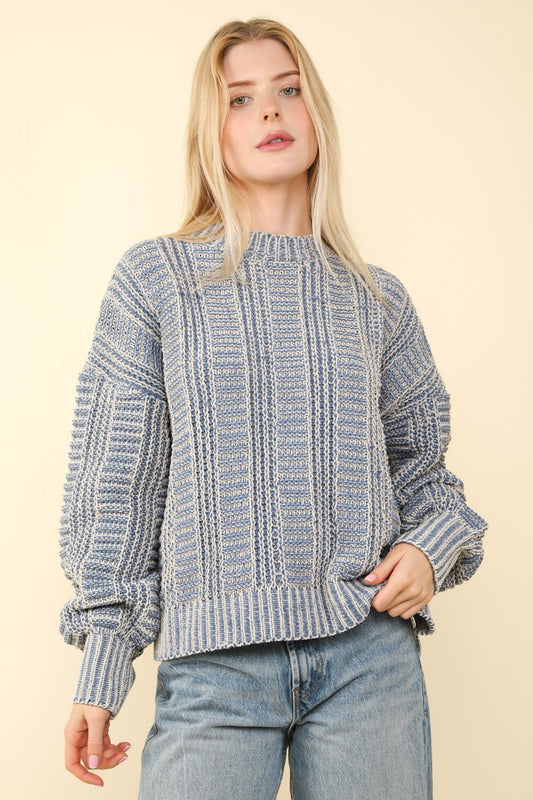 VERY J Two Tone Long Sleeve Sweater Tops/Jackets/Sweaters Clothing Tops Ship from USA TikTok Trendsi USPS VERY J Walmart Trendsi https://www.cyberehub.com