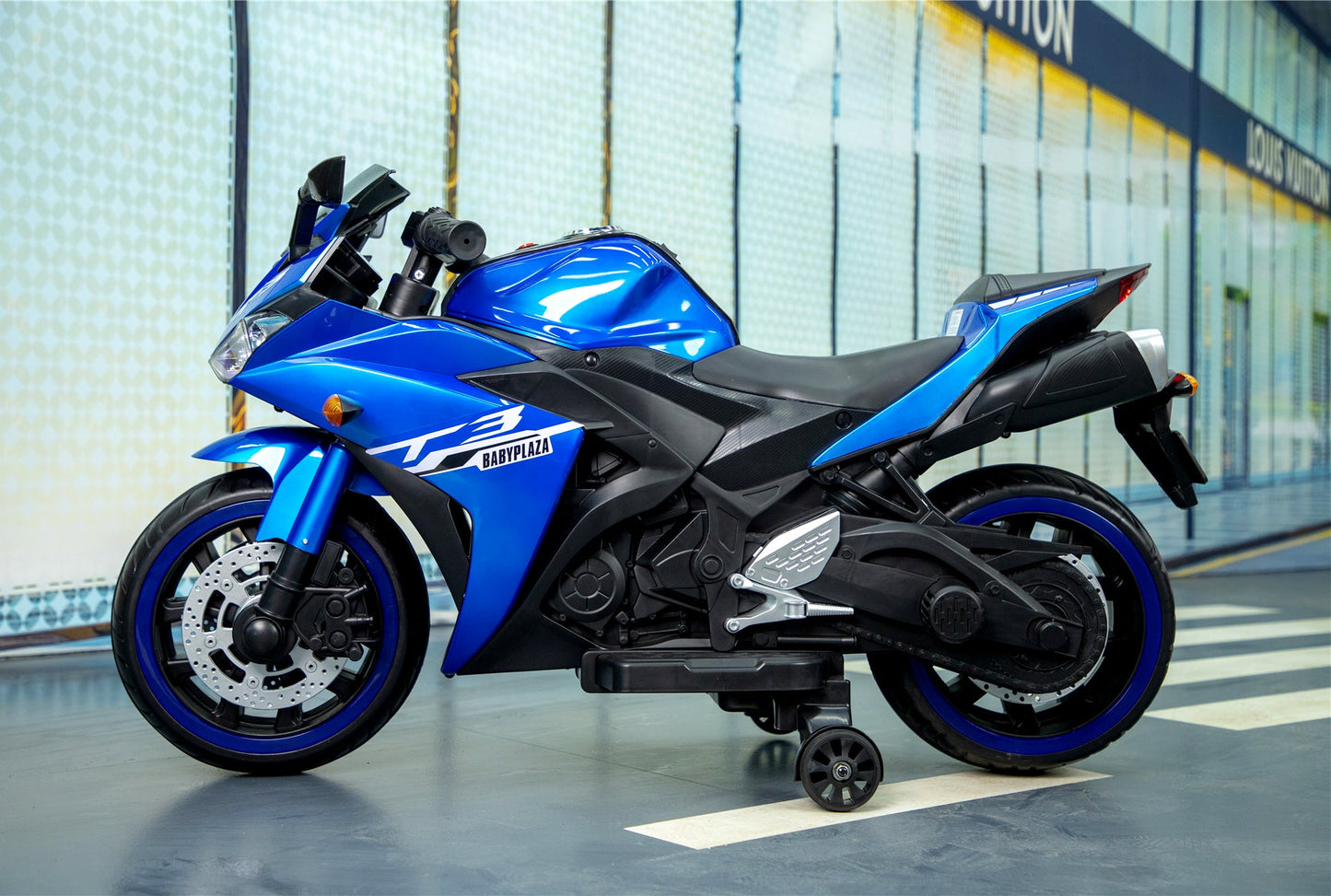 Kids Motorcycle, 12V Motorcycle for kids 3-6 years Boys and Girls 12v7ah Kids Motorcycle Ride On Toy with Training Wheels/manual throttle/ drive by hand /Lighting wheels Giga Kids Toys Giga https://www.cyberehub.com