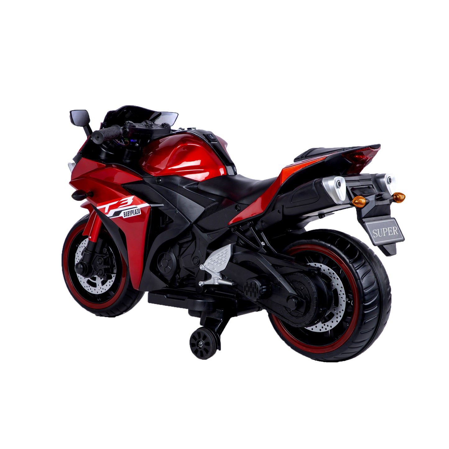 kids motorcycle 12V motorcycle for kids 3 4 5 6 years Boys Girls 12v7ah kids motorcycle ride on toy with Training Wheels/manual throttle/ drive by hand /Lighting wheels Giga Kids Toys Giga https://www.cyberehub.com