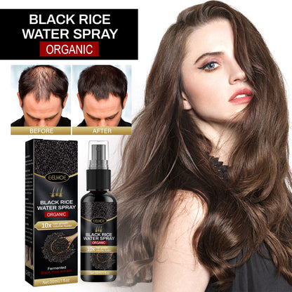 Black Rice Hair Spray Strengthen And Strengthen Hair Dense Hair Hydrating Repair Root Soft Hair Growth Spray Health & Beauty Health Eprolo https://www.cyberehub.com