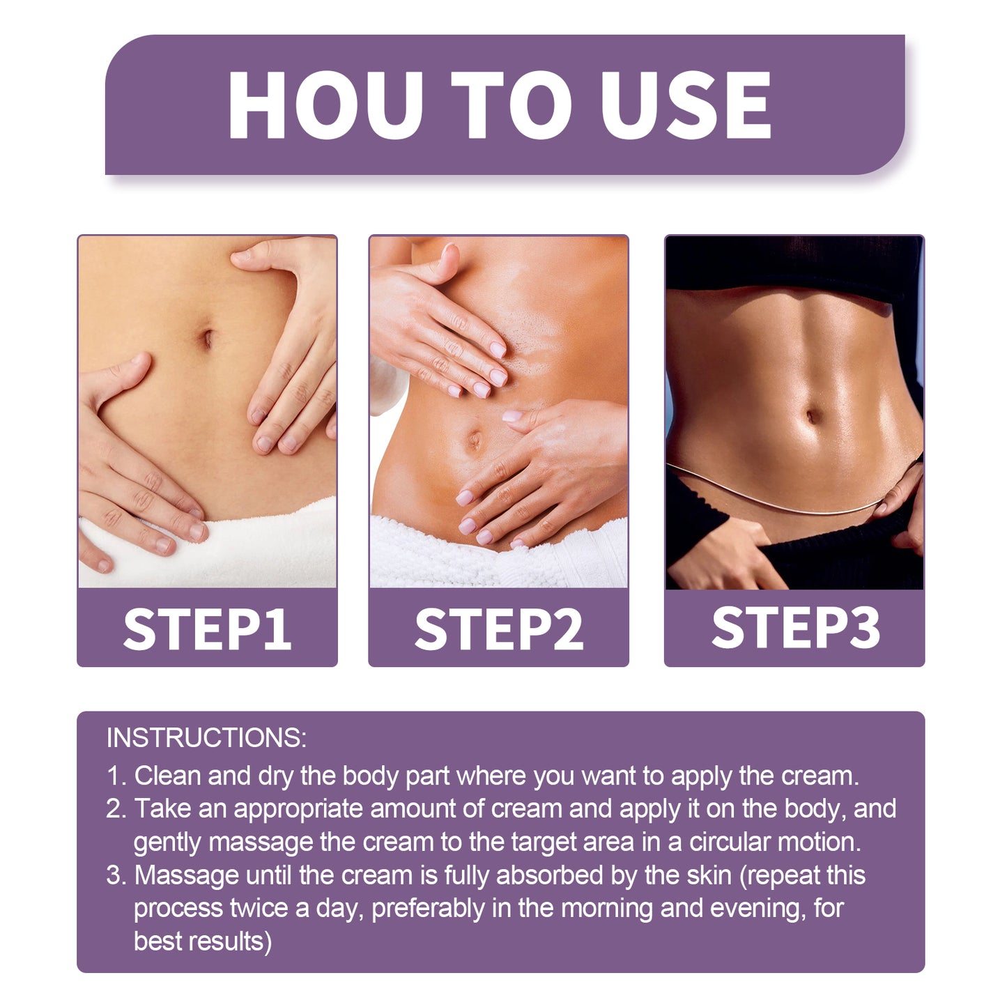 Eelhoe Purple Leaf Slimming Cream Body Shaping And Firming Skin Small Waist Slim Curves Body Slimming Moisturizer Health Eprolo https://www.cyberehub.com