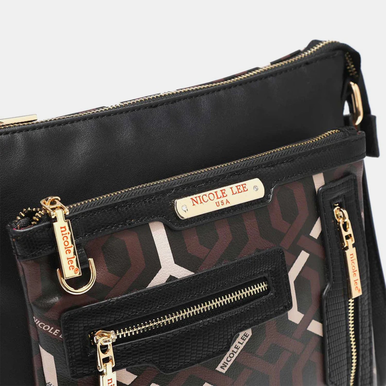 Nicole Lee USA Geometric Pattern Crossbody Bag Bag Bag Nicole Lee USA Ship from USA Women Trendsi https://www.cyberehub.com