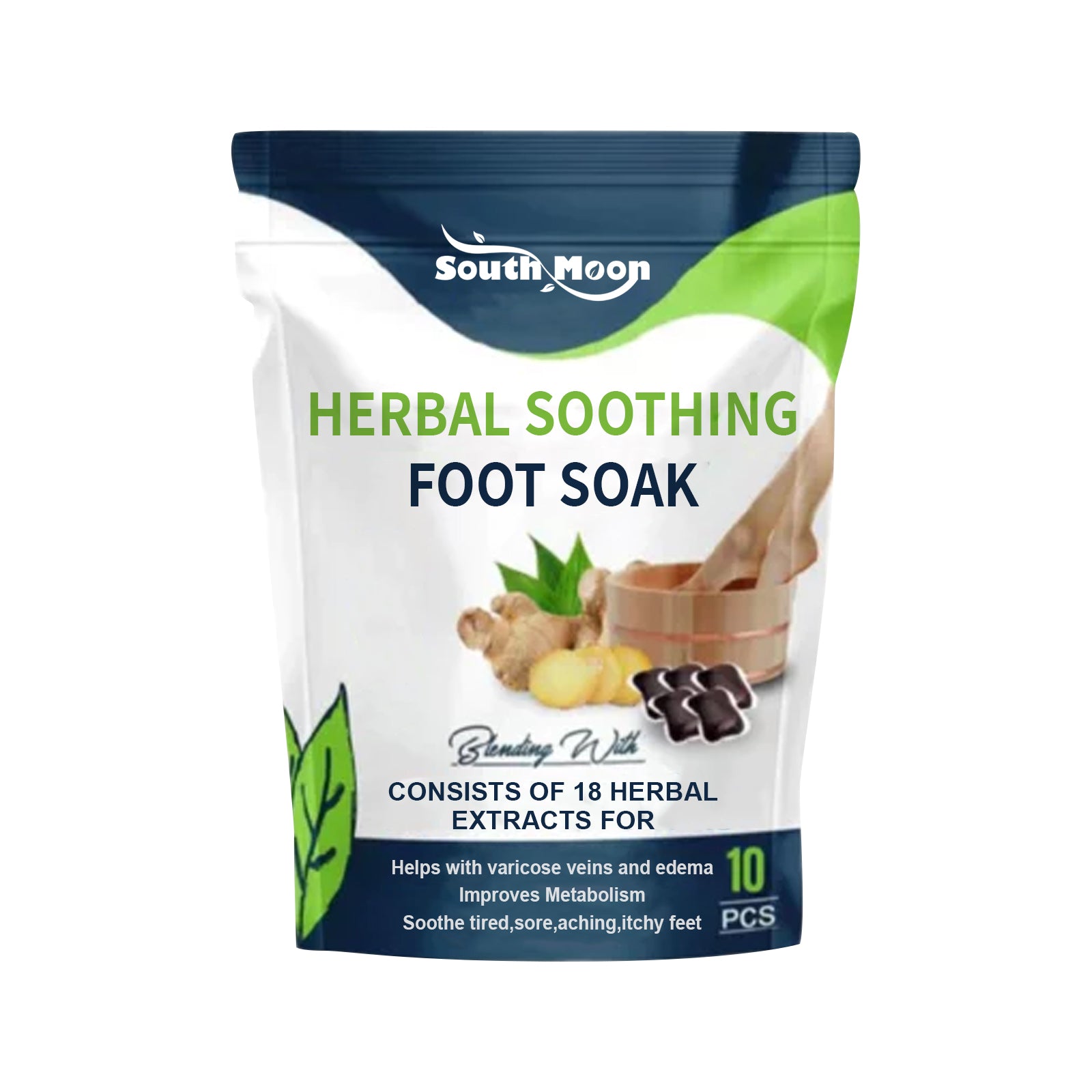 Herbal Soothing Foot Soak, Vein Repair To Relieve Body Fatigue Body Shaping Bead Foot Bath Kit default title Health Eprolo https://www.cyberehub.com