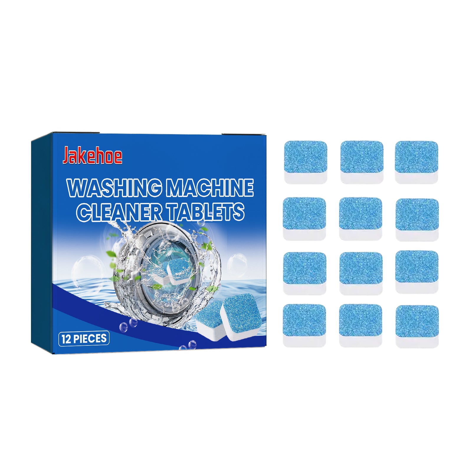 Jakehoe Washing Machine Cleaning Effervescent Tablet, Washing Machine Slot Stain Cleaner Effervescent Tablet Automatic Cleaning default title Home & Garden Home Goods Eprolo https://www.cyberehub.com