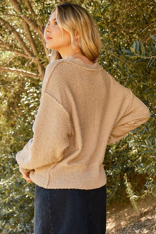 And The Why Button Down Popcorn Sweater Cardigan Shirt And The Why Apparel Clothing Tops Ship from USA Shirts USA Women Trendsi https://www.cyberehub.com