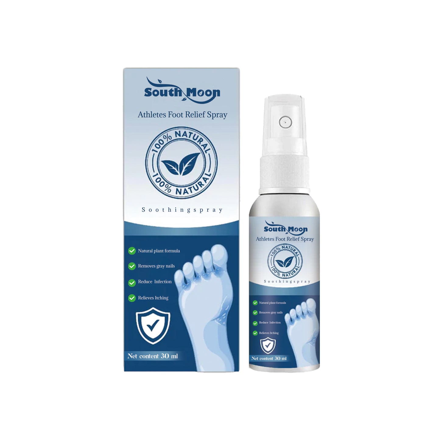 Athletes Foot Relief Spray, Relieve Foot Sweat Foot Itching Peeling Gray Nails Foot Odor Moisturizing Care Spray Health Eprolo https://www.cyberehub.com