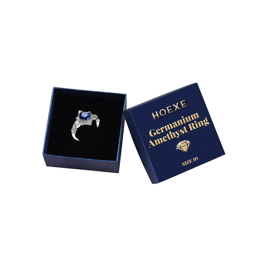 Germanium Amethyst Ring, Ring Simple Everything Fashion Pieces Fashion Clothing With Couple Ring default title HOEXE eprolo https://www.cyberehub.com