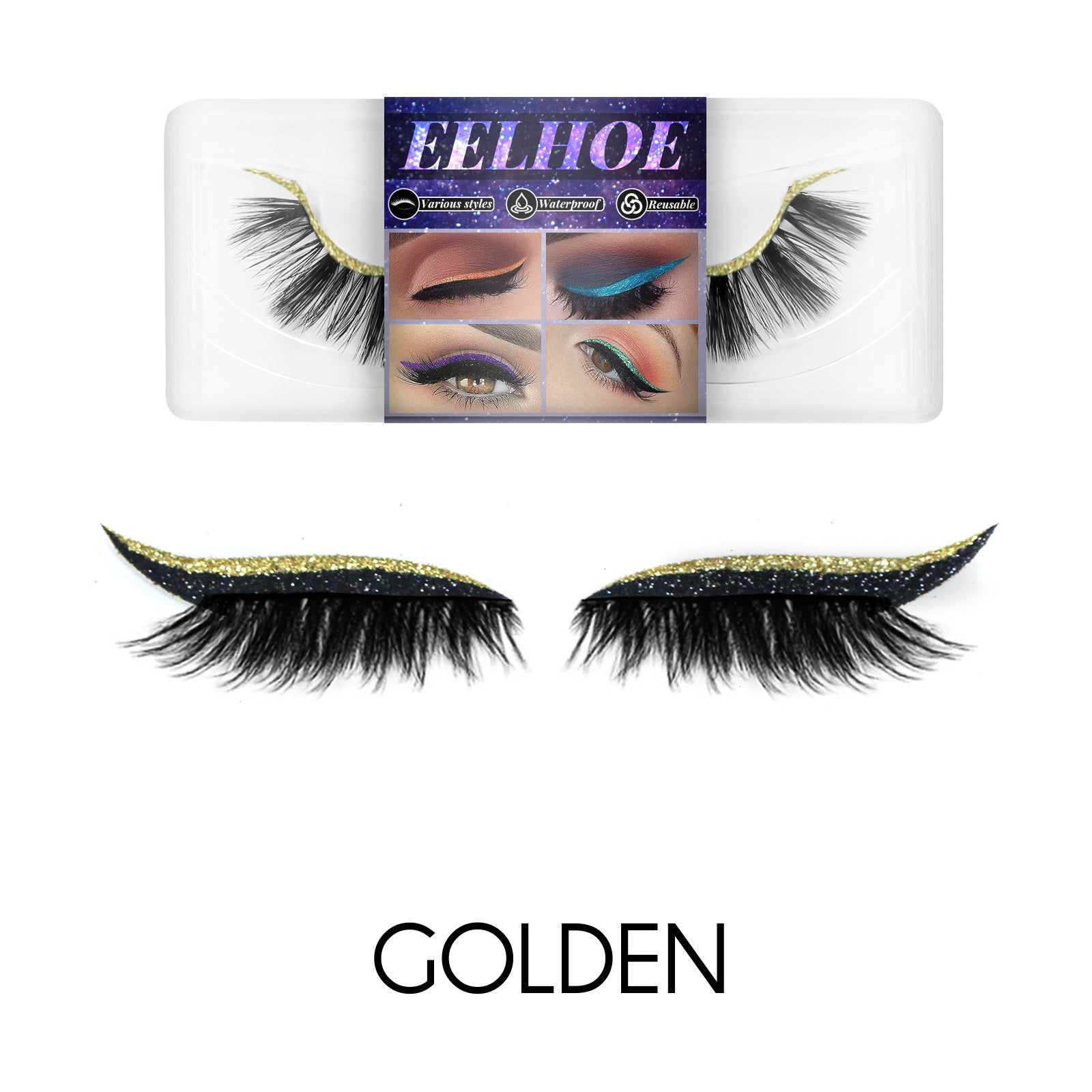 EELHOE Eyeliner And Eyelash Stickers, Self-Adhesive False Eyelashes With European And American 3d Eyelash Eyeshadow Eyeliner Health Eprolo https://www.cyberehub.com
