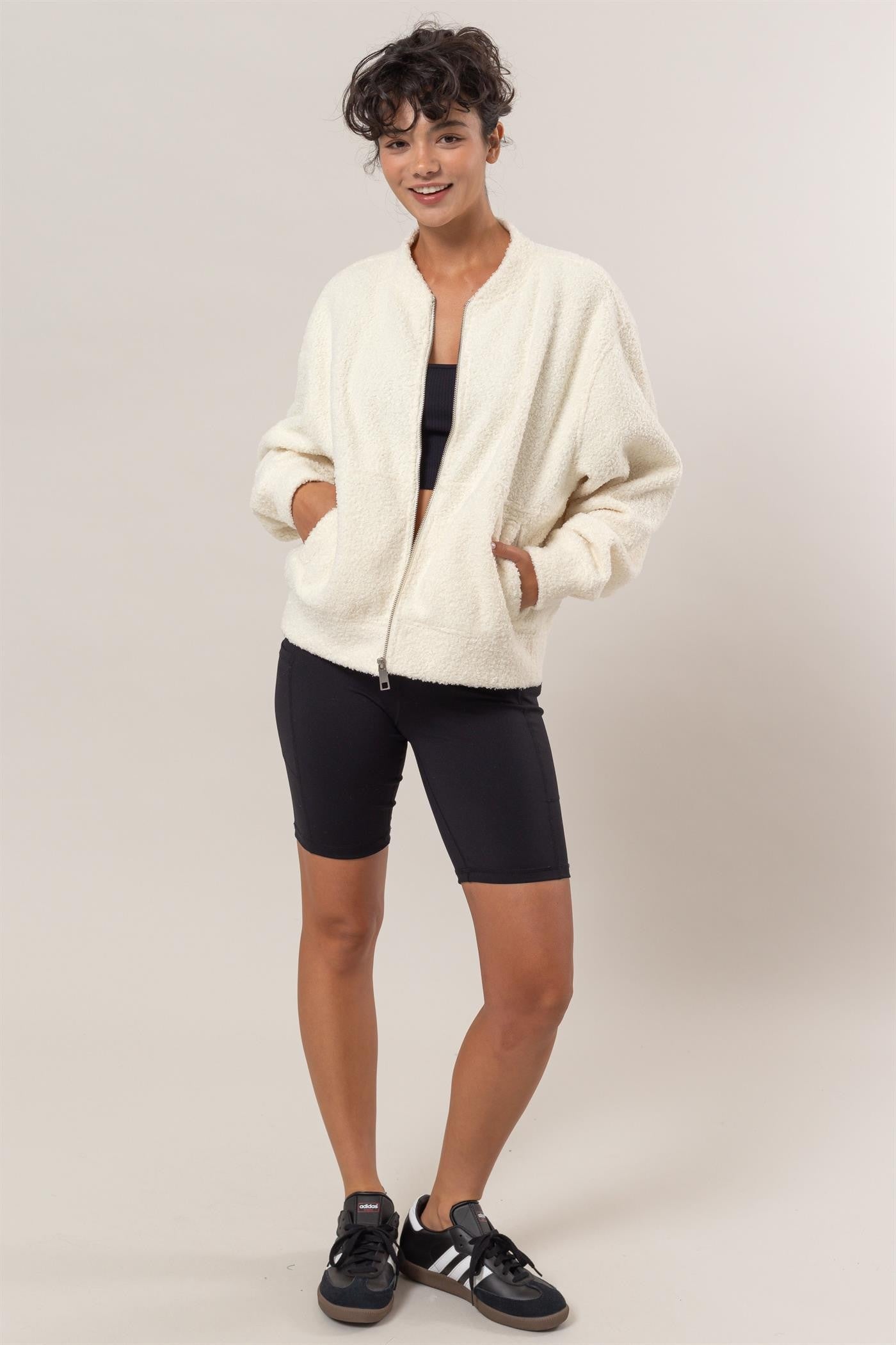 HYFVE Baseball Collar Zip Up Long Sleeve Jacket Apparel Featured HYFVE Ship from USA Tiktok Trendsi USA USPS Walmart Trendsi https://www.cyberehub.com
