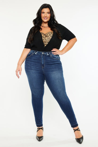 Kancan Full Size High Rise Ankle Skinny Jeans Bottoms Bottoms Clothing Kancan Ship from USA Women Trendsi https://www.cyberehub.com
